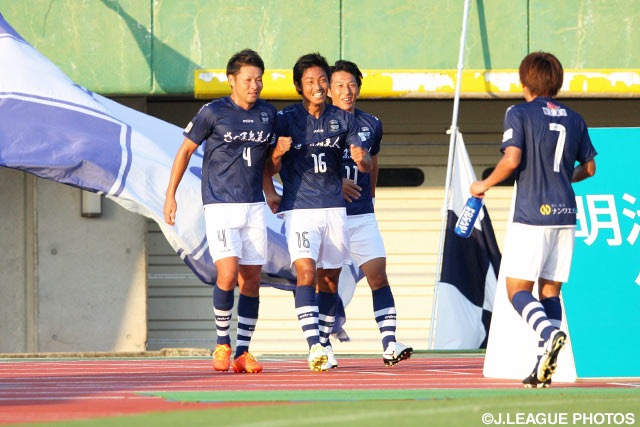 Ｊリーグ初得点が値千金の決勝点となった川森 有真（鹿児島 #16）【明治安田Ｊ３ 第14節 鹿児島vs藤枝】