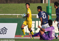 2試合連続無失点で首位堅持に貢献した山岡 哲也（鹿児島）【明治安田Ｊ３ 第14節 鹿児島vs藤枝】