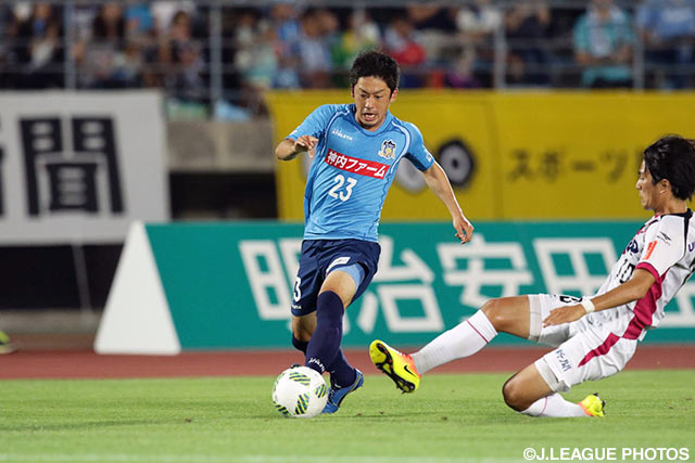 卓越したパスセンスでチャンスを演出した西 弘則（讃岐）【明治安田Ｊ２ 第20節 讃岐vs岡山】