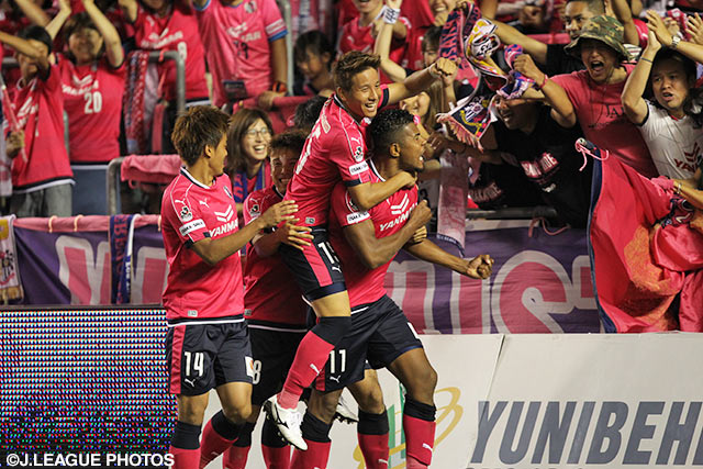 4連勝に導く決勝ヘッドを決めたリカルド サントス（Ｃ大阪）【明治安田Ｊ２ 第20節 Ｃ大阪vs東京Ｖ】