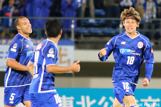 川西 翔太の今季初得点で同点に追い付いた山形【明治安田Ｊ２ 第20節 山形vs水戸】