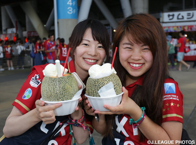 今日は暑いのでメロンがぴったり！【明治安田Ｊ１ 2nd 第1節 鹿島vsＧ大阪】