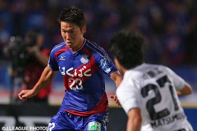 稲垣 祥（甲府）は決定機を迎えたが、わずかに届かず【明治安田Ｊ１ 2nd 第1節 甲府vs神戸】