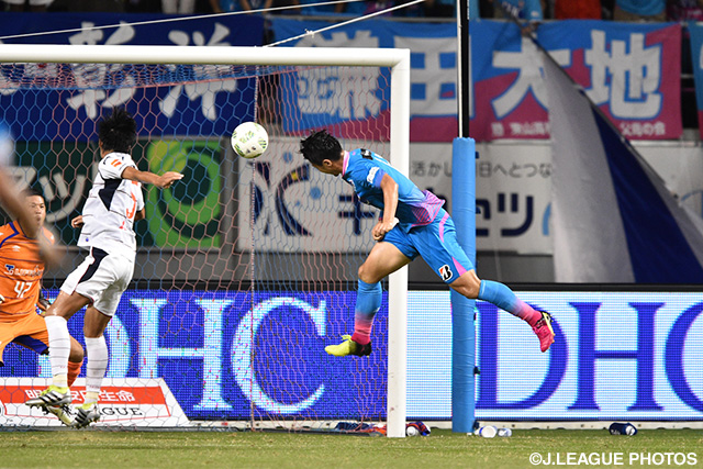 同点直後、ラストワンプレーで劇的な決勝ヘッドを決めた豊田 陽平 （鳥栖）【明治安田Ｊ１ 2nd 第1節 鳥栖vsFC東京】
