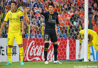 ゴールを死守し、無失点に抑えた中村 航輔（柏）【明治安田Ｊ１ 2nd 第1節 柏vs新潟】