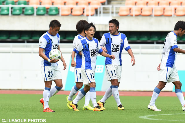 木本 敬介（#17）の今季初得点で同点に追い付いた富山【明治安田Ｊ３ 第15節 藤枝vs富山】