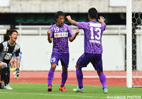 同点に追い付かれた2分後に勝越し点を決めた越智 亮介（藤枝）【明治安田Ｊ３ 第15節 藤枝vs富山】