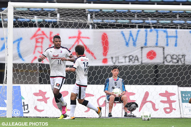 2度目のチャレンジでゴールを手にしたリカルド サントス（Ｃ大阪）【明治安田Ｊ２ 第21節 熊本vsＣ大阪】