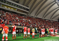 死力を尽くした選手たちに大声援を送った熊本のファン・サポーター【明治安田Ｊ２ 第21節 熊本vsＣ大阪】