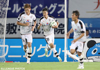 2試合連続得点となる同点弾を決めた白崎 凌兵（清水）【明治安田Ｊ２ 第21節 岡山vs清水】