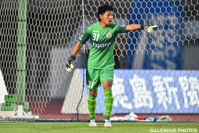 負傷交代で急きょピッチに立つも、ゴールを守り抜いた三浦 雄也（長崎）【明治安田Ｊ２ 第21節 徳島vs長崎】