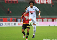 90分間中盤で奮闘した馬場 賢治（讃岐）【明治安田Ｊ２ 第21節 金沢vs讃岐】