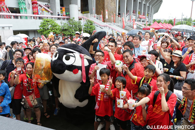 ほろ酔い気味のグランパスくん【明治安田Ｊ１ 2nd 第2節 名古屋vs川崎Ｆ】