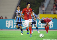 加入後初試合で先発フル出場を果たした扇原 貴宏（名古屋）【明治安田Ｊ１ 2nd 第2節 名古屋vs川崎Ｆ】