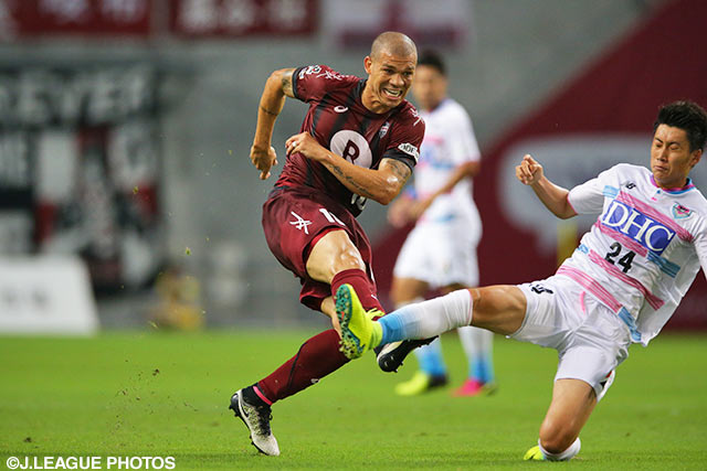 先発フル出場で存在感を発揮した新戦力、ニウトン（神戸）【明治安田Ｊ１ 2nd 第2節 神戸vs鳥栖】