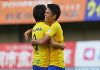 前半終了間際の追加点で7連勝に貢献した上形 洋介（栃木）【明治安田Ｊ３ 第16節 栃木vsYS横浜】