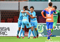 力強いドリブルから先制ゴールを決めた田中 達也（岐阜）【明治安田Ｊ２ 第22節 長崎vs岐阜】