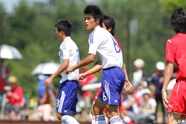 2010年に行われた「U-17国際ユースサッカー新潟」に出場した植田