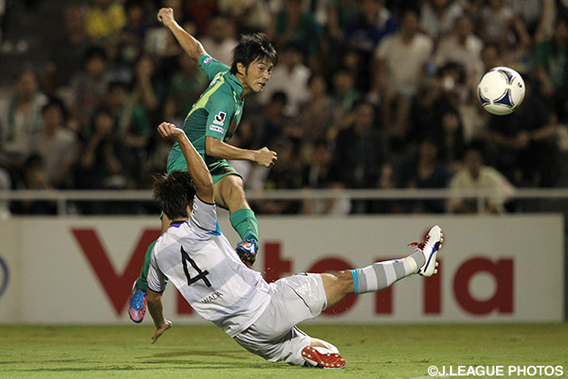 2012年のＪ２福岡戦でＪリーグ初ゴール