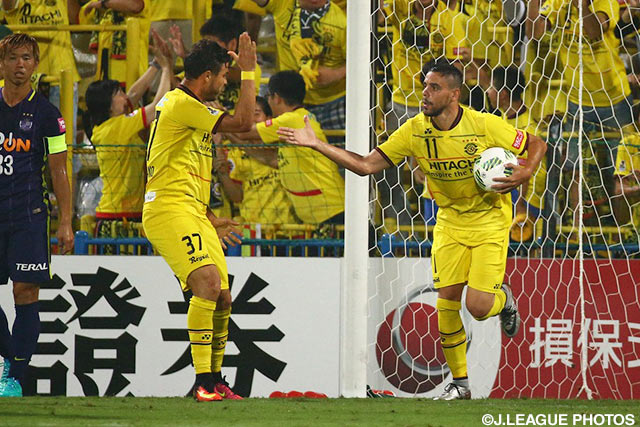 ディエゴ オリヴェイラのゴールで1点差に詰め寄った柏【明治安田Ｊ１ 2nd 第3節 柏vs広島】