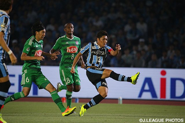 2試合連続ゴールを狙った大久保 嘉人（川崎Ｆ）【明治安田Ｊ１ 2nd 第3節 川崎Ｆvs新潟】