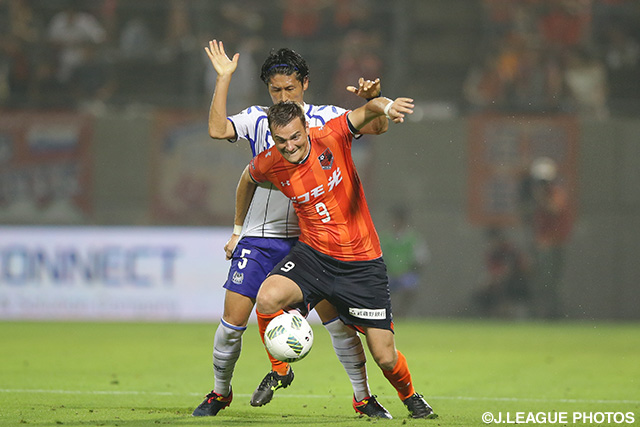 両チーム最多タイ3本のシュートを放ったネイツ ペチュニク（大宮）【明治安田Ｊ１ 2nd 第3節 大宮vsＧ大阪】