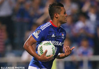 1点を返し、反撃の狼煙を上げたカイケ（横浜FM）【明治安田Ｊ１ 2nd 第3節 横浜FMvs神戸】