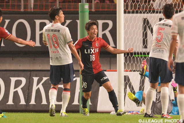 果敢な攻撃参加で追加点を挙げた山本 脩斗（鹿島）【明治安田Ｊ１ 2nd 第3節 鹿島vs名古屋】