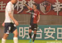 試合を決定づける3点目を決めた鈴木 優磨（鹿島）【明治安田Ｊ１ 2nd 第3節 鹿島vs名古屋】