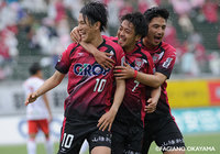 6月4日の熊本戦で決勝ゴールを決める勝負強さを見せた矢島【矢島 慎也：U-23日本代表】