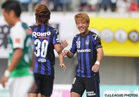 先制点となる今季6得点目を挙げた堂安 律（Ｇ大23）【明治安田Ｊ３ 第17節 相模原vsＧ大23】