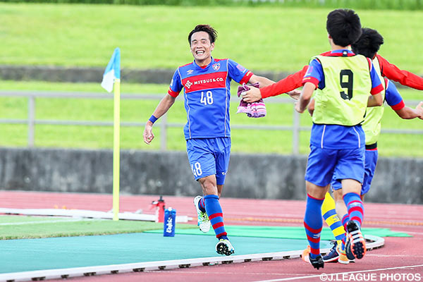 2ゴールの活躍で勝利の原動力となった水沼 宏太（Ｆ東23）【明治安田Ｊ３ 第17節 琉球vsＦ東23】