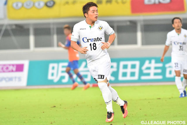 一時同点となるゴールを決めた高木 大輔（東京Ｖ）【明治安田Ｊ２ 第23節 長崎vs東京Ｖ】