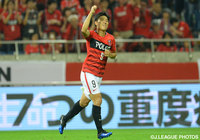 右サイドからのクロスを頭で合わせ、今季5点目となるゴールを決めた武藤 雄樹【明治安田Ｊ１ 2nd 第2節 浦和vs大宮】