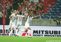 豪快なシュートで加入後初ゴールを決めたマテウス【明治安田Ｊ１ 2nd 第2節 浦和vs大宮】