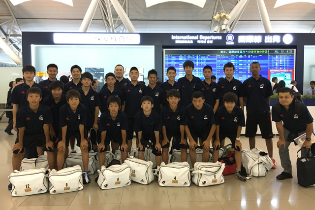 7月19日(火)開幕前のＵ－１４Ｊリーグ選抜