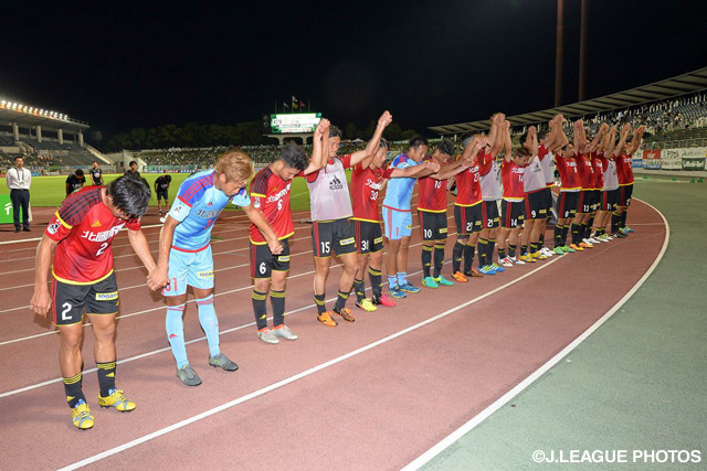 金沢が今季初の連勝を飾り、順位をひとつ上げる 【明治安田Ｊ２ 第24節 岐阜vs金沢】