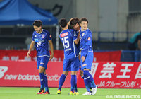 Ｊ初ゴールを決めて試合を振り出しに戻した田代 真一（山形）【明治安田Ｊ２ 第24節 山形vs千葉】