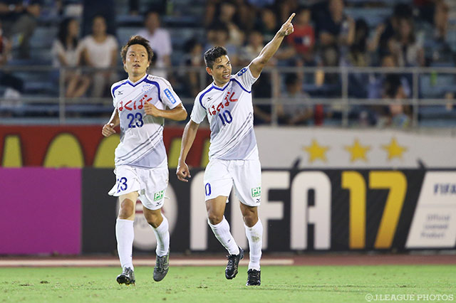 勝越し点を決め、2試合連続ゴールのドゥドゥ（甲府）【明治安田Ｊ１ 2nd 第5節 名古屋vs甲府】