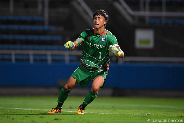 無失点に抑え、連敗ストップに貢献した守山 健二（YS横浜）【明治安田Ｊ３ 第18節 YS横浜vs盛岡】