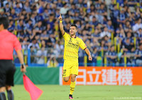 14分にも追加点を決めたクリスティアーノ（柏）【明治安田Ｊ１ 2nd 第5節 柏vsＧ大阪】