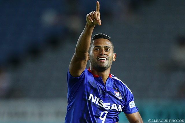 25分に2ndステージ3点目のゴールを決めたカイケ（横浜FM）【明治安田Ｊ１ 2nd 第5節 横浜FMvs磐田】