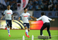 60分にＪ1初ゴールを決めた川辺 駿（磐田）【明治安田Ｊ１ 2nd 第5節 横浜FMvs磐田】