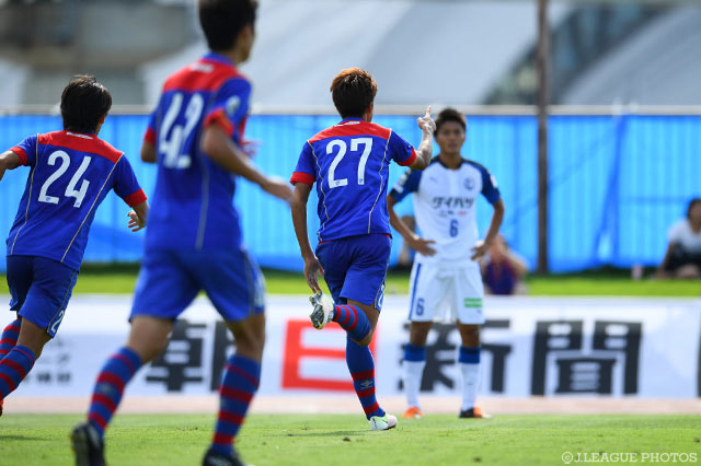 田邉 草民の先制ヘッドで試合の均衡を破ったＦ東23【明治安田Ｊ３ 第18節 Ｆ東23vs大分】