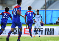 田邉 草民の先制ヘッドで試合の均衡を破ったＦ東23【明治安田Ｊ３ 第18節 Ｆ東23vs大分】