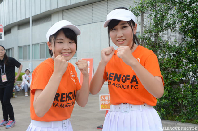 よっしゃ！山口に気合注入だ【明治安田Ｊ２ 第25節 山口vs京都】