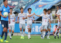 3試合連続得点となる先制点を決めた池元 友樹（北九州）【明治安田Ｊ２ 第25節 横浜FCvs北九州】