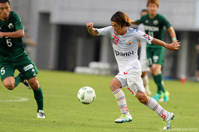 鋭い突破でゴールに迫った梶川 諒太（長崎）【明治安田Ｊ２ 第25節 松本vs長崎】