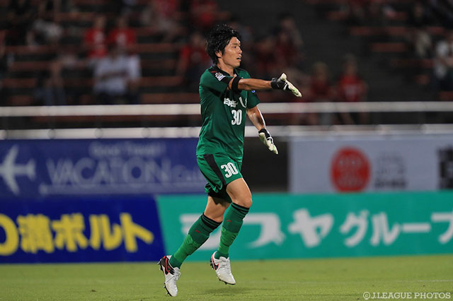 2試合連続で無失点に抑えた佐藤 昭大【明治安田Ｊ２ 第25節 金沢vs熊本】