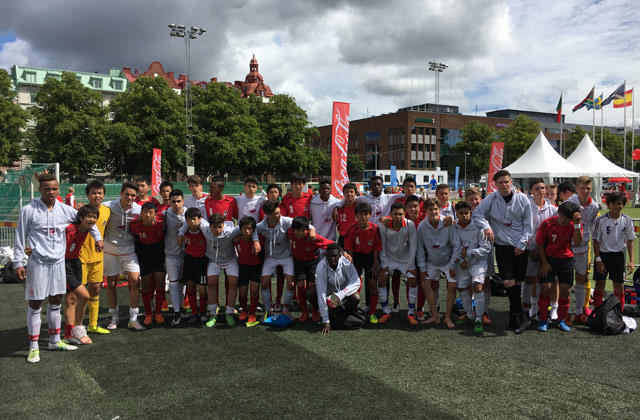 2016 Gothia Cup Ｕ－１４ 予選リーグ 第1戦 Ｊリーグ選抜 vs Eimsbutteler TV（ドイツ）